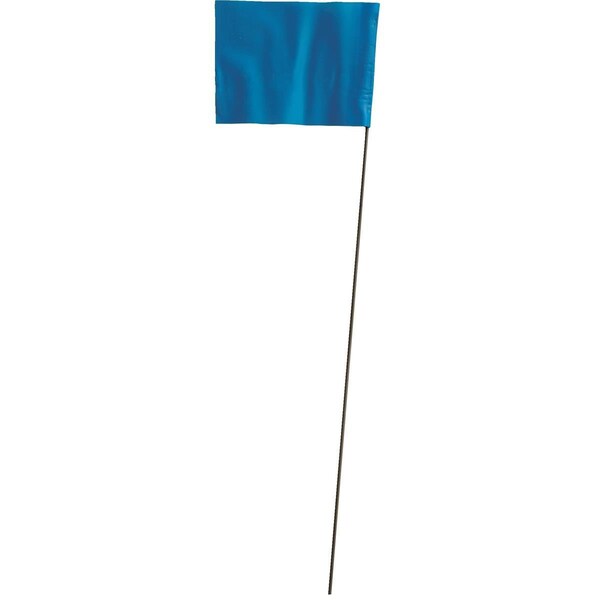Blackburn Flag Marking Flag, Vinyl, 15 in L., 100 PK 235W STD BLU - main